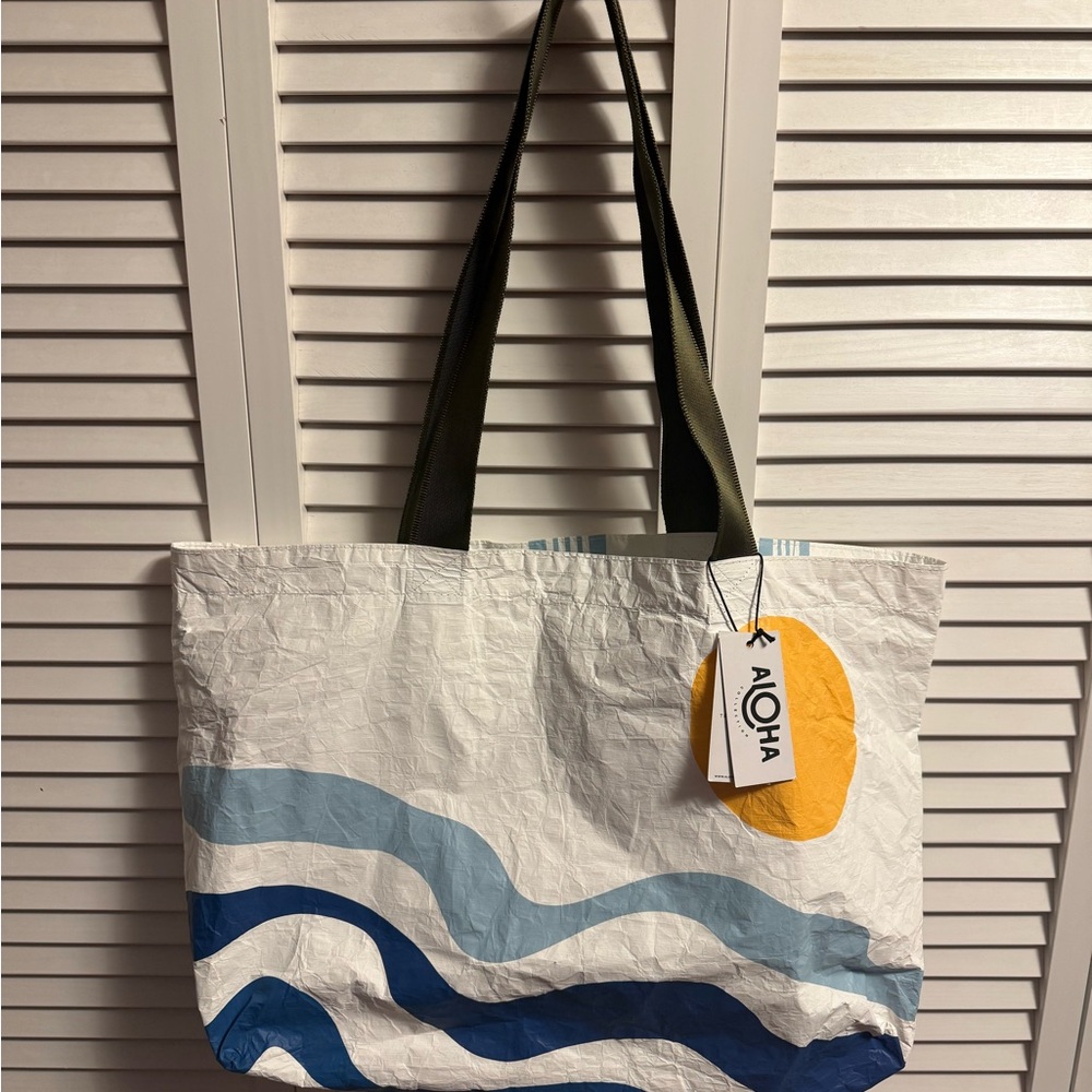 Retired Soleil ALOHA Collection Holo Holo Large Tote Bag NWT